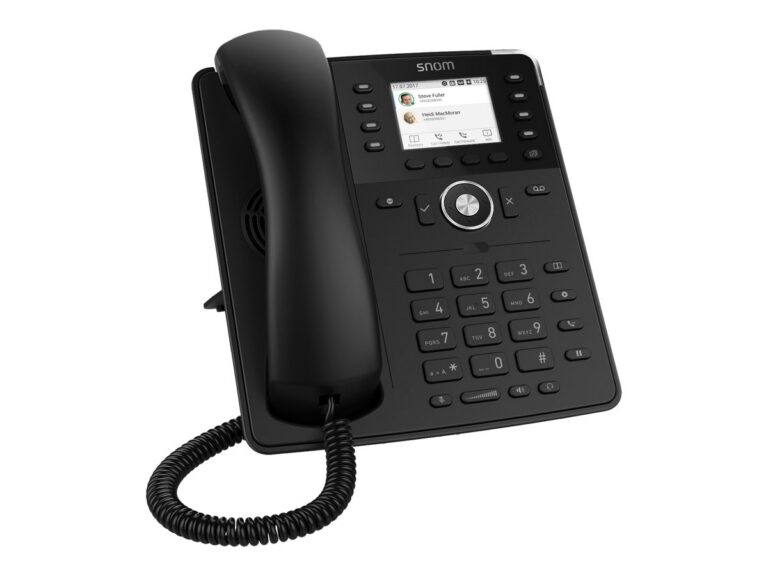 SNOM - D735 Desk Telephone Black