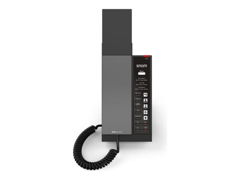 SNOM - Snom HD340,1-Line Next Gen SIP Corded phone,1 SIP identity,2 ×GbE, Includes Power adapter