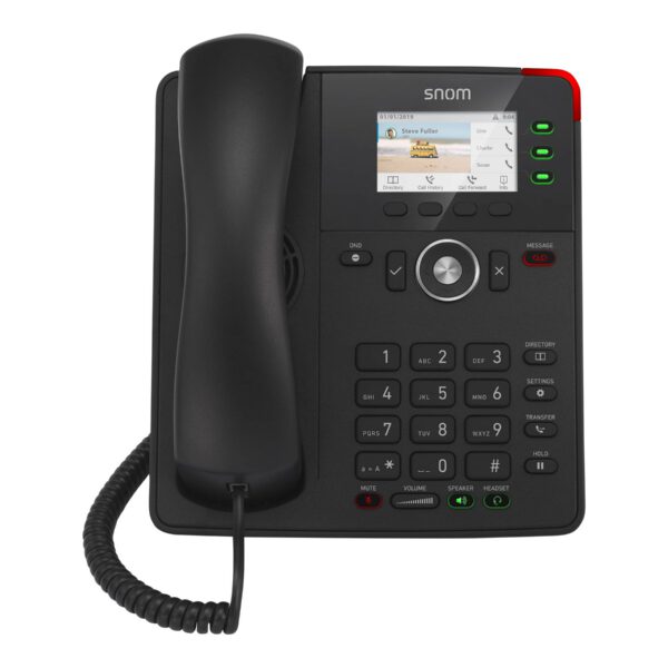 SNOM - D717 Desk Telephone Black