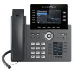 GRANDSTREAM - Professional P Phone, 16 SIP accounts, 6 lines, 2x GbE PoE, Wi-Fi, 480x272 (4.3) + 320x240 (2.4) color LCD, 48 virtual and 8 hard BLF keys, 12V/1A PSU