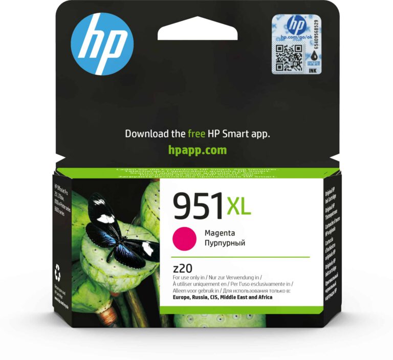 HP 951XL Magenta – Cartouche d’encre grande capacité HP d’origine (CN047AE)