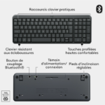 LOGITECH Clavier sans fil K250 – Bluetooth (920-013481) – Image 22