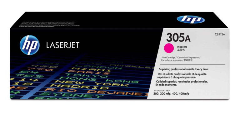 HP 305A Magenta – Toner HP LaserJet d’origine (CE413A)