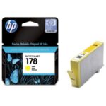 HP 178 Jaune – Cartouche d’encre HP d’origine (CB320HE)