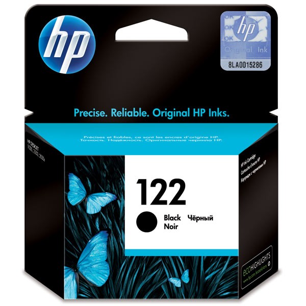 Cartouche authentique d’encre noire simple HP 121b