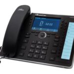 AUDIOCODES - SfB 445HD IP-Phone PoE GbE Black