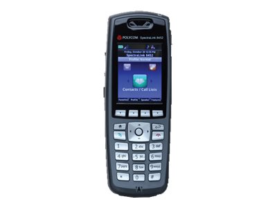 SPECTRALINK - Spectralink 8441 without Lync support, EU, AU & NZ Handset, BLACK.