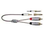 Câble  Jack vers 2x RCA 3M