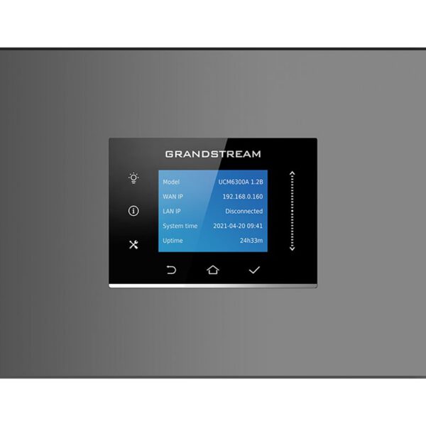 GRANDSTREAM - IP PBX appliance, 2x GbE PoE LAN/WAN, 1 Hot Standby port, 250 SIP users, 50 concurrent calls, UCM RC, 12V/1.5A PSU