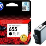 HP 655 cartouche d’encre noir Advantage authentique