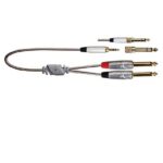 Câble  Jack stéréo vers 2 jack mono 2M