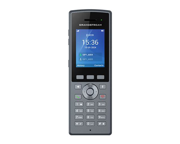GRANDSTREAM - DP735 - Ruggedized DECT IP phone, 20 SIP accounts, 20 lines, 240x320 (2.4) LCD, 2000mAh Li-ion, 5V/1A Micro-USB PSU