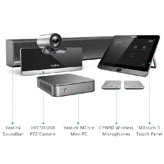 Yealink MVC500 II Système de Vidéoconférence Microsoft Teams