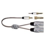 Câble  Jack vers 2 XLR 2M