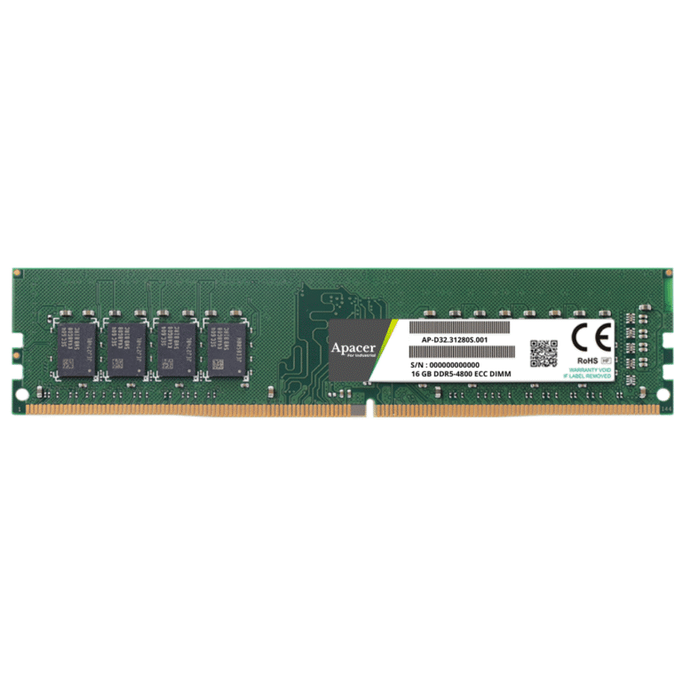 APACER RAM SERVEUR 16 GB DDR5-4800 ECC DIMM (D32.31280S.001)