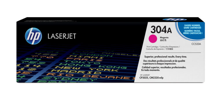 HP 304A Magenta – Toner HP LaserJet d’origine (CC533A)