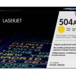HP 504A Jaune  – Toner HP LaserJet d’origine (CE252A)