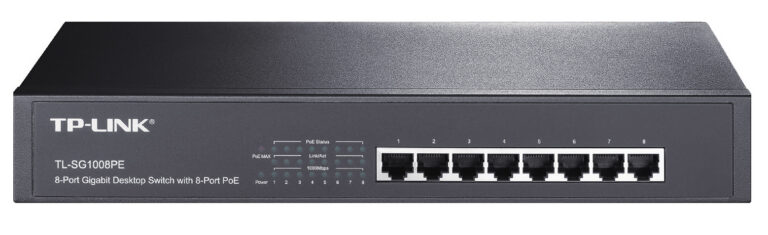 SWITCH TP-LINK PoE GIGABIT 8-PORTS