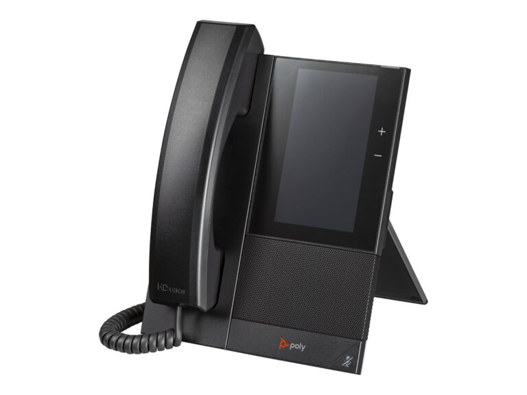 HP - Poly CCX 500 Business Media Phone for Microsoft Teams and PoE-enabled