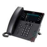 HP - Poly VVX 450 12-Line IP Phone and PoE-enabled