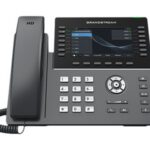 GRANDSTREAM - Professional P Phone, 16 SIP accounts, 14 lines, 2x GbE PoE, Wi-Fi, 1280x720 (5.0) color LCD, 56 virtual BLF keys, GBX20 support,12V/1A PSU