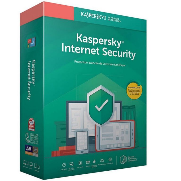 KASPERSKY INTERNET SECURITY 1PC 1 AN 2020