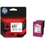 HP 651 cartouches Ink Advantage authentiques, trois couleurs – Image 2