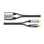 Câble  2 XLR male vers RCA male