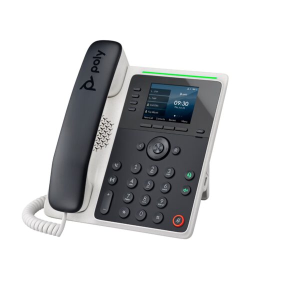 HP - Poly Edge E220 IP Phone and PoE-enabled