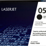 Toner HP 05A LaserJet authentique – Noir (CE505A)