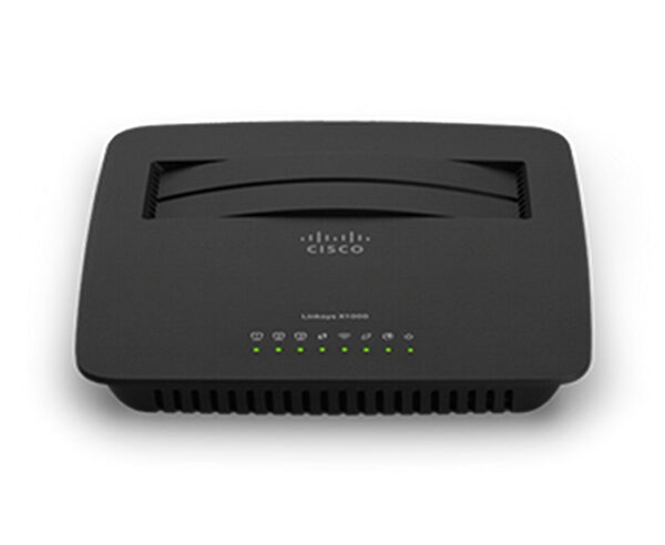 ROUTEUR LINKSYS SANS FIL N300 AVEC MODEM ADSL2+ X1000 (X1000-M2)