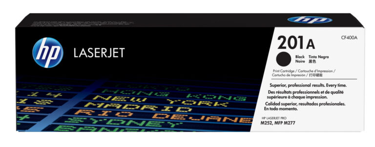Toner HP 201A LaserJet authentique – Noir (CF400A)
