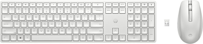 Clavier Souris Sans Fil HP 650 Blanc (4R016AA)