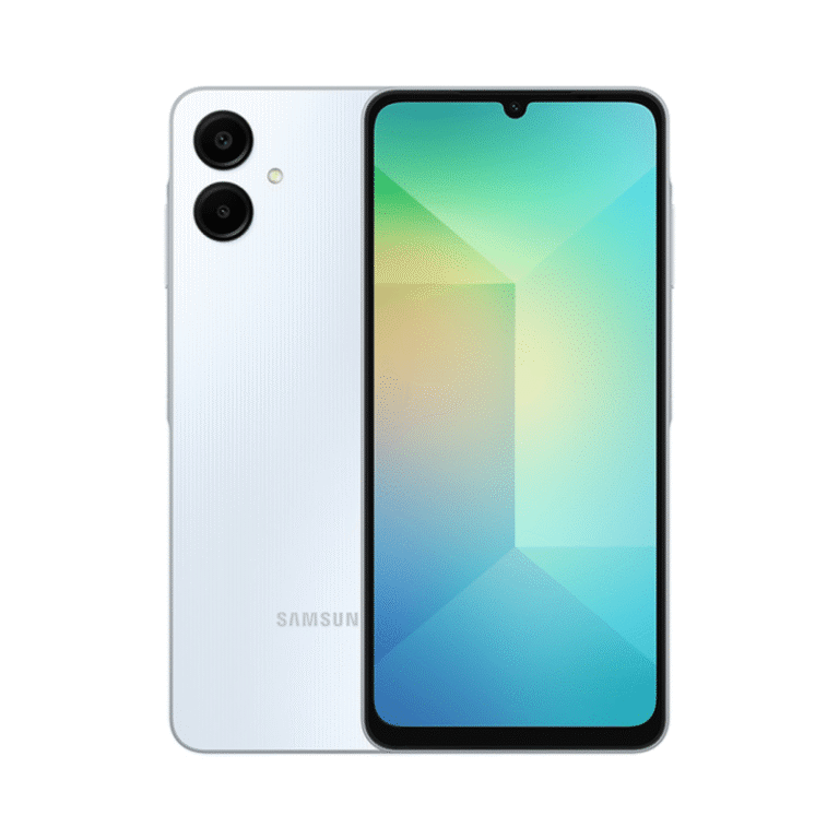 Samsung Galaxy A06 – 4 Go + 64 Go, Bleu clair (SM-A065FLBDMWD)