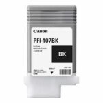 Canon PFI-107BK 130 ml – Bouteille d’encre Canon d’origine (6705B001AA)