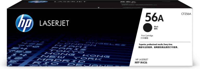 HP 56A Noir – Toner HP LaserJet d’origine (CF256A)
