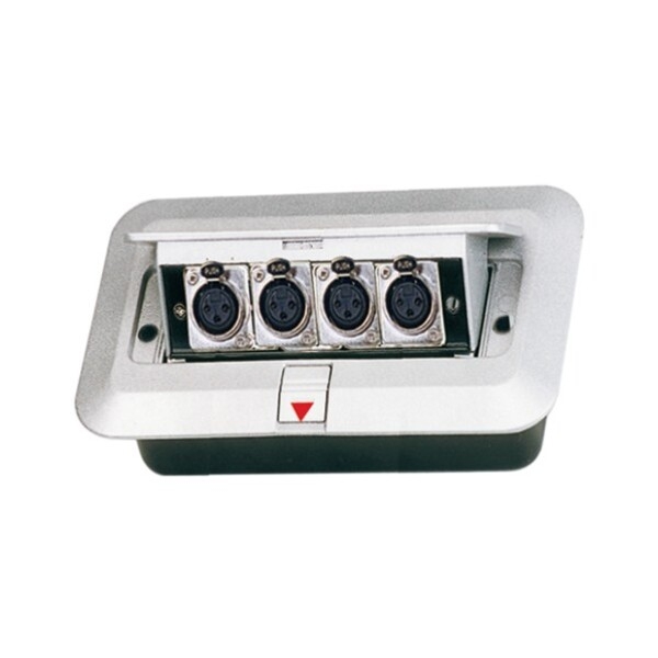 Boite de sol 4 XLR  F