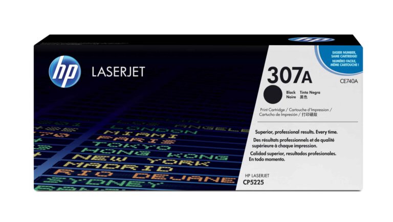 HP 307A Noir – Toner HP LaserJet d’origine (CE740A)