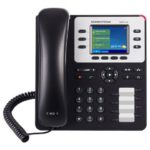 GRANDSTREAM - High-End IP Phone, 3 SIP accounts, 3 lines, 2x GbE PoE, 320x240 (2.8) color LCD, 8 BLF keys, 12V/0.5A PSU