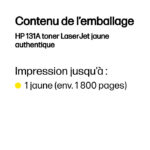 HP 131A Jaune – Toner HP LaserJet d’origine (CF212A) – Image 6