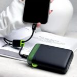Batterie externe GOUI PWANI 10 000 mAh – Noir (G-PB3A10-K) – Image 7