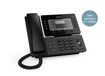 SNOM - 5 +1 offert D812 Desk Telephone
