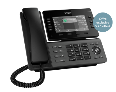 SNOM - 5 + 1 offert D815W Desk Telephone