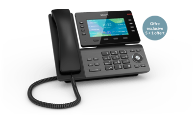 SNOM - 5 + 1 offert D862 Desk Telephone
