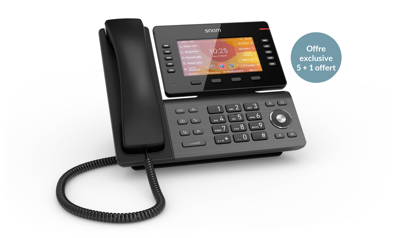 SNOM - 5 + 1 offert D865W Desk Telephone