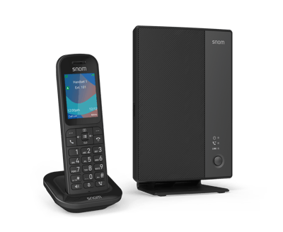 SNOM - Snom M253 IP Dect single-cell solution, bundle of Snom M250 DECT base station and the new M53 handset, up to 10 handsets