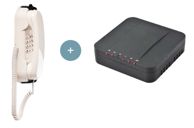 DEPAEPE - HD 2000 Keypad (White) + Passerelle NITO ECOGATE (2/3/4G)