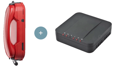 DEPAEPE - HD 2000 Urgence 2 (Red) + Passerelle NITO ECOGATE (2/3/4G)