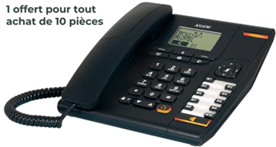 ALCATEL BUSINESS PHONES - Pack 9+1 gratuit Alcatel Temporis 580 BLK pour toute commande livrée avant le 31 juillet 2026
