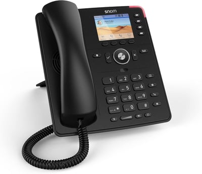 SNOM - D713 Desk Telephone Black